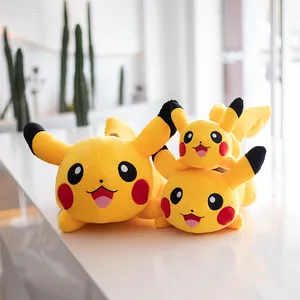 Toptan boyut renk güzel utangaç dolması elf pikachu peluş oyuncaklar bebekler pikachu dolması hayvan oyuncak