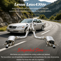 Collecteur d'échappement en acier inoxydable poli haute performance avec catalyseur pour Lexus LS430, pièces de rechange