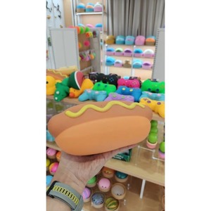 Jouet Squishy TPR en forme de pain à hot-dog géant, le plus populaire, à remontée lente, anti-stress, cadeau, vente en gros, idéal pour les fêtes - Product Image 3