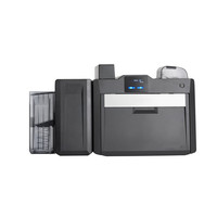 Printer Kartu HDP6600 Dye-Sublimation 600Dpi Dua Sisi ABS CR-80 094120 094050 PVC Magnetik ID Pengkodean Laminasi Resin Termal