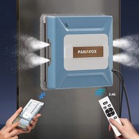 Robot Pembersih Kaca Jendela Otomatis Huidi Smart Window Glass Cleaner Electric Vacuum untuk Rumah