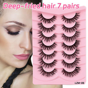 7 paires de <span class=keywords><strong>faux</strong></span> <span class=keywords><strong>cils</strong></span> en bande, vegan, 3D, effet vison, vente en gros de <span class=keywords><strong>faux</strong></span> <span class=keywords><strong>cils</strong></span> - Product Image 1