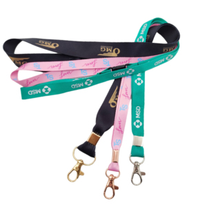 Wholesale No Minimum Order Customization <b>Polyester</b> <b>Lanyards</b> Safety Breakaway Buckle Neck Strap with Silk Screen Digital Printing - Product Image 1