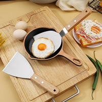 Accessoires de barbecue Manjia portables extra larges et larges, spatule à surface plane, spatule à barbecue avec manche en bois, grattoir, retourneur à pizza