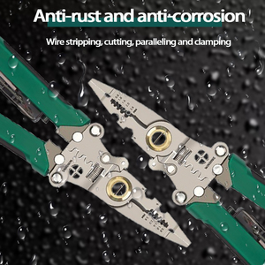 Hoge Kwaliteit Elektricien Opvouwbare Tang Multifunctionele Handheld Krimpdraad Snijden En Strippen Op Maat Gemaakt - Product Image 2