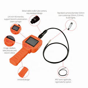 Caméra d'inspection professionnelle portable et flexible de type endoscope serpent, avec carte mémoire, sans recharge, au meilleur prix - Product Image 5