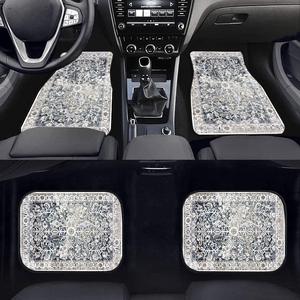 Custom vibranti modello colorato <span class=keywords><strong>Auto</strong></span> universale tappeti posteriori anteriori Persian stile Vintage 4 <span class=keywords><strong>pezzi</strong></span> tappetini per <span class=keywords><strong>Auto</strong></span> - Product Image 2