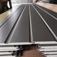 Panneau mural sandwich en métal PU, panneau d'isolation en mousse de polyuréthane, revêtement extérieur en métal, bardage personnalisé 16 mm 20 mm