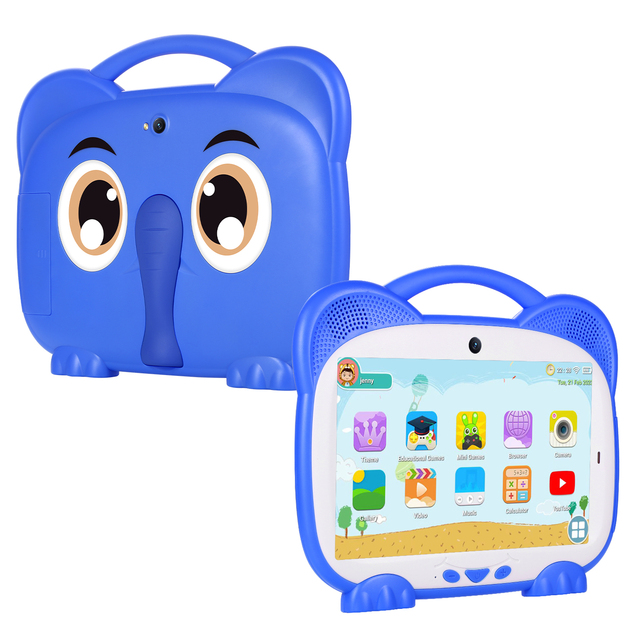 New 10.1inch MT8765 MTK 4+64GB Children's Education Tablet Android 13.0 with Sim Card Slot 4G LTE Wi-Fi with Puzzle Game