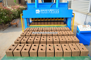 10-10 Volautomatische Plc Hydraulische Interlock Holle Bestrating Bodem Klei Baksteen Blok <span class=keywords><strong>Machine</strong></span> Maquina De Bloques - Product Image 5