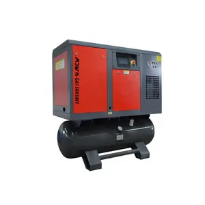 4 In 1 Air 20HP Compressor 100 Liter 15KW 8Bar VSD Screw Air Compressor Robust And Cost Effective Portable Compressor