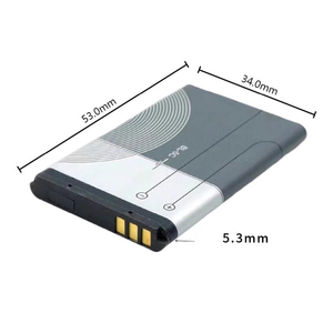 แบตเตอรี่ลิเธียมไอออนแท้ 1200 มิลลิแอมป์ รุ่น GB/T18287-2000 สำหรับโทรศัพท์โนเกีย รุ่น BL-5C 5C <span class=keywords><strong>1100</strong></span> 6600 3100 - Product Image 1