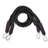 Bandes de résistance avec tubes d'exercice 63 pouces entraînement avec poignées ancre de porte sangle de cheville bandes d'exercice élastiques