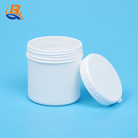 Vente en gros usine – Pot en plastique HDPE de 150 ml et 1 L de qualité alimentaire, à large ouverture, avec couvercle à vis facile à ouvrir, translucide, pour snacks, bonbons et biscuits