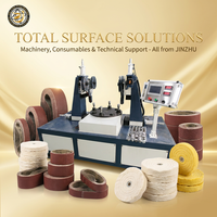 Machine de finition rotative personnalisable à 8 postes (600/800/1000 mm) - Polisseuse métallique à double tête pour pièces cylindriques et sphériques