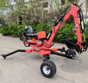 <span class=keywords><strong>Mini</strong></span>-excavatrice tractable certifiée CE / EPA, moteur à essence 15 CV, pour travaux agricoles et aménagement paysager - Product Image 2