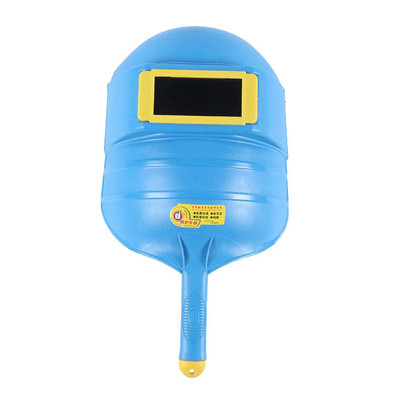 หน้ากากเชื่อมพลาสติกแบบมือถือ (สีน้ำเงิน)