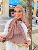 Vente en gros de foulards islamiques bon marché, châles longs en jersey de coton doux, 70*180cm, 130GSM, respirant, doux pour la peau, à porter au quotidien