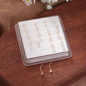 Épingle à nez en forme de L pour <span class=keywords><strong>piercing</strong></span> nasal en forme d'os de <span class=keywords><strong>narine</strong></span>, bijoux en boîte, <span class=keywords><strong>anneau</strong></span> de nez de beauté, vente en gros, 20 pièces - Product Image 5