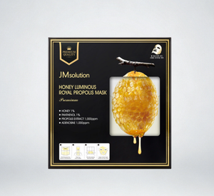 Masque en feuille JMSOLUTION Honey Luminous Royal Propolis, masque coréen premium antioxydant éclaircissant, hydratant et élastique pour le visage - Product Image 3
