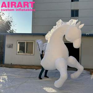 Disfraz <span class=keywords><strong>de</strong></span> Reno <span class=keywords><strong>de</strong></span> medio cuerpo inflable con luz Led colorida para fiesta <span class=keywords><strong>de</strong></span> Navidad Show Time - Product Image 6