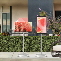 Affichage numérique tactile Android 32 pouces, écran LCD 1920x1080, moniteur sur pied IP67 pour utilisation en intérieur et en extérieur