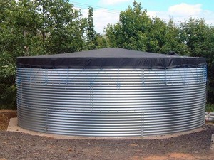 Tanque de Agua Galvanizado de 30m3 -100 M3, Tanques de Agua Metálicos para Riego Agrícola, Tanque de Agua de Acero Inoxidable de 30000-100000 Litros - Product Image 2