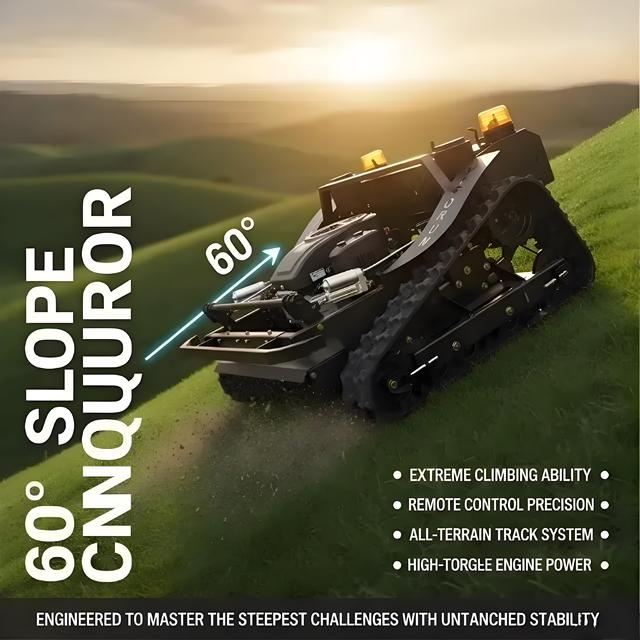 Vigorun VTLM800 Lowest Price zero Turn Grass Cutter Robot Remote Control Lawn Mower Gasoline Durable Construction