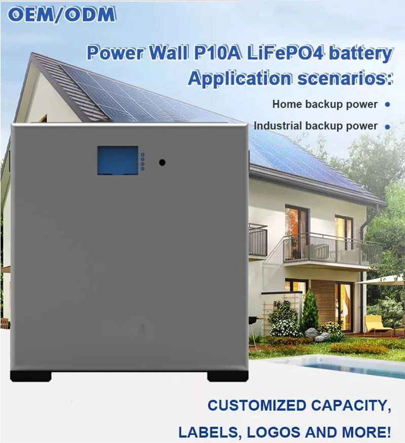 Factory Direct Wall-mounted 51.2V 48V Lifepo4 Battery 200ah 100ah / Power Wall Solar Energy Storage Lifepo4 Lithium Battery