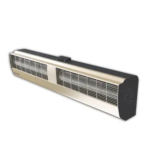 New design aluminium alloy remote control Electric Heating Air Curtain 380v 900mm 1200mm 1500mm