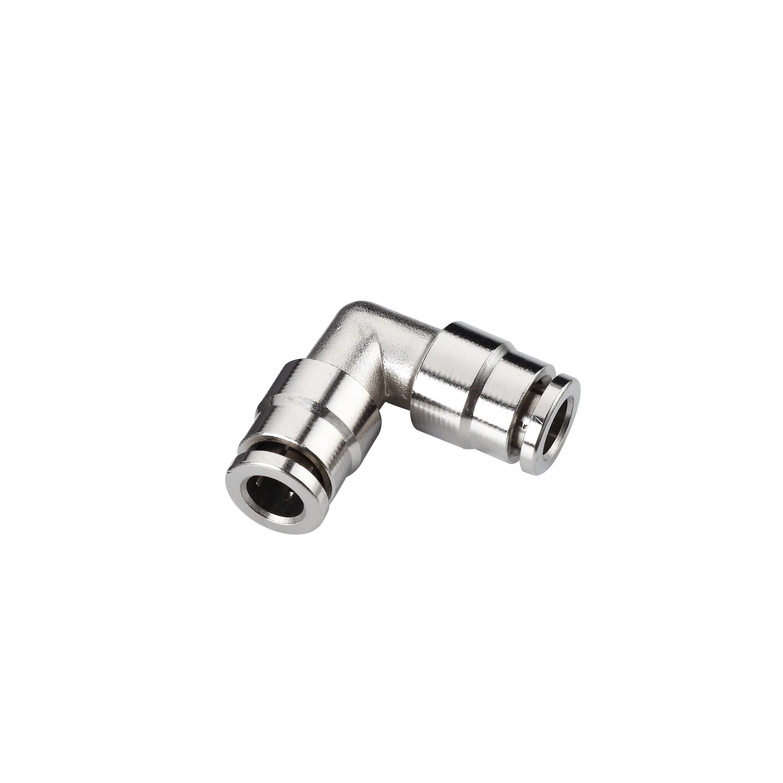Union Elbow Male Brass Fitting PL 90 Degree Elbow Push in 1/2" 1/4" Air Hose Connector Pneumatic Fitting