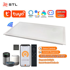 Tuya <span class=keywords><strong>Zigbee</strong></span>インテリジェントワイヤレスCE FCC Rohsスリム商用防水LEDパネルライトメーカー（リモコン付き） - Product Image 1