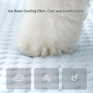 Luxuriöse Abnehmbare Waschbare Hunde-Kühlunterlagen Weiche Sommer-Schlafunterlagen Kühl Atmungsaktive Polypropylenfaser Haustierbetten für Katzen - Product Image 2