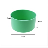 Silicone Offre Spéciale sans Bpa Silicone Sublimation Globe gobelet bouteille anti-dérapant tasse bas accessoires tasse manchon