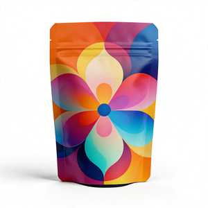 Custom <b>Laminated</b> 3.5g 14g 28g BOPP/VMPET/PE Baby Food Milk Stand-Up <b>Pouches</b> with Child-Resistant Zippers Odor-Proof Matte Finish - Product Image 5