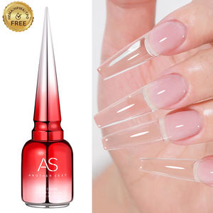 Marque privée 15ML Gel de construction rapide transparent Gel de construction rapide français LED UV Non toxique Vegan Gel de <span class=keywords><strong>vernis</strong></span> à ongles <span class=keywords><strong>semi</strong></span>-<span class=keywords><strong>permanent</strong></span> - Product Image 1
