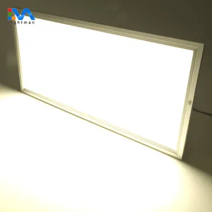 白色银色框架4x2 2x4面板led室内吊顶嵌入式LED面板灯