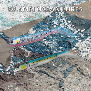 83,5 mm Popper Kunststof Aas Topwater Lokmiddelen Baars Forel Haai Inktvis Oceaan Bootvissen Kunstmatig Hard Aas - Product Image 2