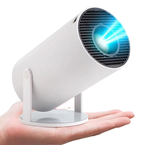 Projecteur HiCyber Hy300 Pro 4K à courte focale, projecteur intelligent portable avec lampe LED pour écran de cinéma maison vidéo - Product Image 2