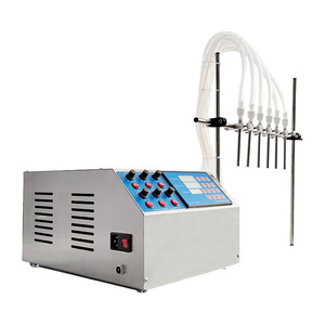 เครื่องบรรจุของเหลวกึ่งอัตโนมัติ 220V ปั๊มไฟฟ้า อุปกรณ์บรรจุขวดน้ำ ความแม่นยำสูง รับประกัน 1 ปี - Product Image 2