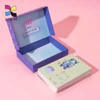 Servicios de Impresión de Fábrica, Juego de Cartas de Afirmación con Laminación Mate Ecológica Personalizada, Juego de Cartas con Forma de Libro Colorido