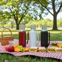 Bouilloire à eau Hongtai Drinkware 2026, de qualité supérieure, en acier inoxydable, isolée sous vide, écologique, design minimaliste, 1,2 L