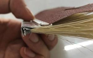 Ventes directes d'usine personnalisé en alliage d'aluminium Base de <span class=keywords><strong>fer</strong></span> papier de verre bois accessoires de ponçage <span class=keywords><strong>brosse</strong></span> bande de ponçage <span class=keywords><strong>brosse</strong></span> - Product Image 6