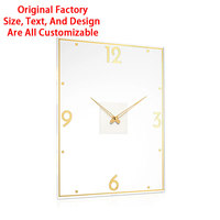 Horloge murale décorative en acrylique et lucite, cadeaux personnalisés pour les fêtes juives (Purim, Rosh Hashanah, Hanouka) avec Béchotéh