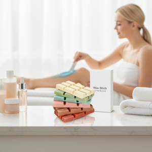 Vente en gros usine : Bloc de <span class=keywords><strong>cire</strong></span> naturelle de 500g, <span class=keywords><strong>cire</strong></span> dure à base de colophane, épilation indolore pour le visage, le maillot et le corps, pour femmes et hommes, usage domestique et professionnel - Product Image 4