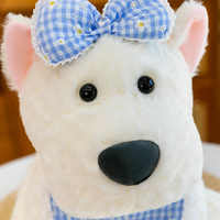 Peluche Westie de haute qualité, populaire, en stock, vente en gros, idéale comme cadeau de Noël ou de la Saint-Valentin pour adolescents et enfants