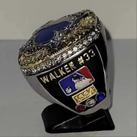 Bague de championnat des Red Wings de Detroit 2002, réplique en alliage de la bague de championnat de hockey sur glace, emblème d'équipe gravé, souvenir sportif, objet de collection