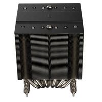 COOLSERVER CS-1700-4UR29 Radiateur de serveur CPU haute puissance à 6 caloducs de 13e génération, refroidisseur d'air avec ventilateur PWM à double roulement à billes et contrôle de vitesse