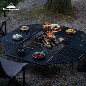 Hot Selling Stainless Steel 304 Bowl Plate Dish Camping Cookware Set Japan Korea Style BBQ Outdoor Dish 8 Piece With Plate Set