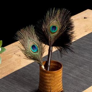 <span class=keywords><strong>Plumeau</strong></span> en plumes de paon <span class=keywords><strong>vert</strong></span> naturel réutilisable, écologique et économique pour le nettoyage de la maison et de la voiture - Product Image 6